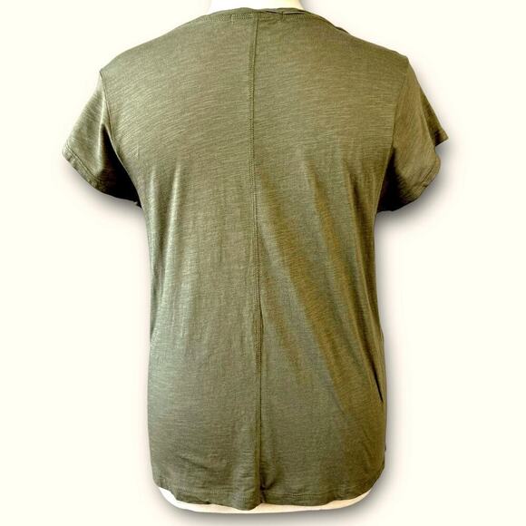 Social Standard Sanctuary Cap Short Sleeve T Shirt Top Scoop Neck Size XXL Green - Picture 3 of 13